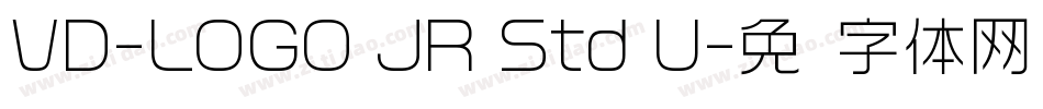 VD-LOGO JR Std U字体转换